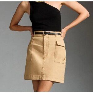 Anthropologie Maeve Cargo Mini Skirt XS $98 NWT